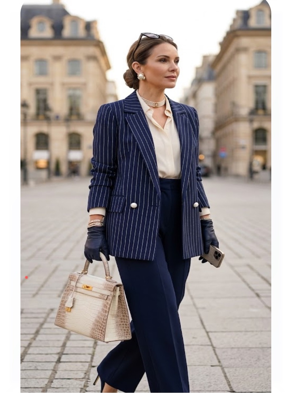 Retail $675 Mother of Pearl blue blazer